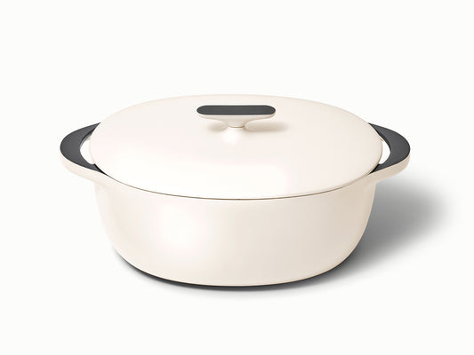 Cast Iron Oval Dutch Oven with Lid