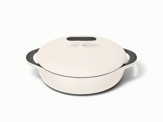 3.5 qt Enameled Cast Iron Braiser